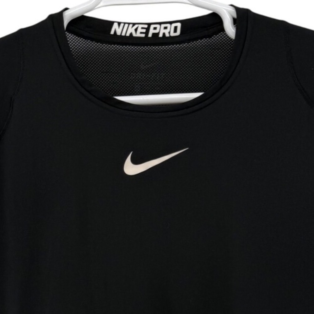 Nike Pro Men XXL Black Dri-FIT Long Sleeve Compression Training Shirt 838081-010